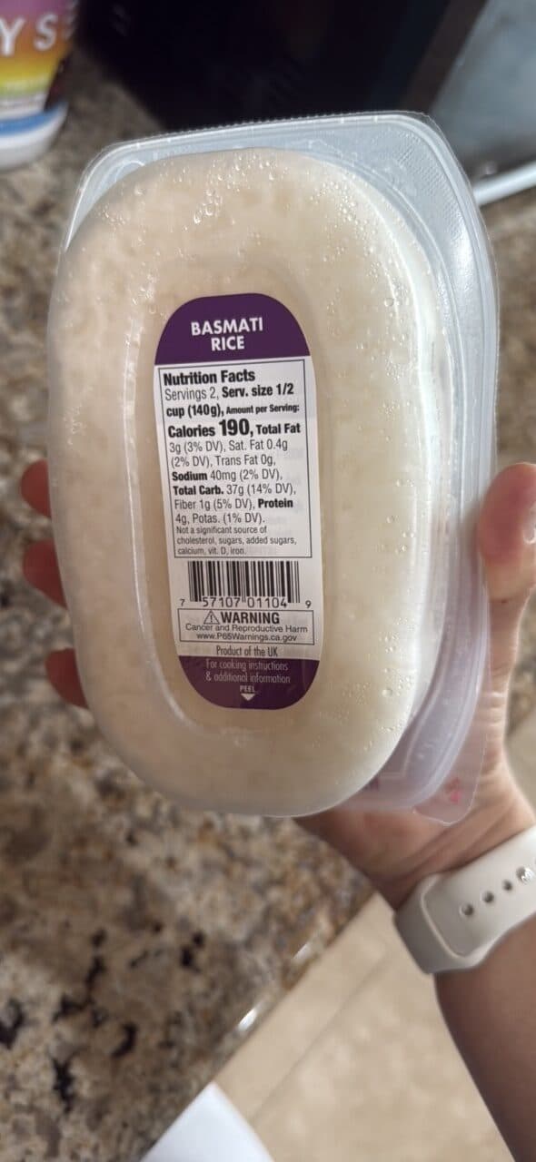 Veetee Basmati Rice packshot