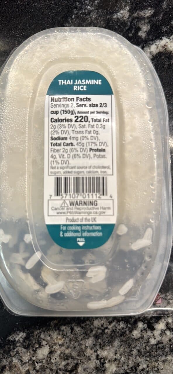 VEETEE THAI JASMINE RICE packshot
