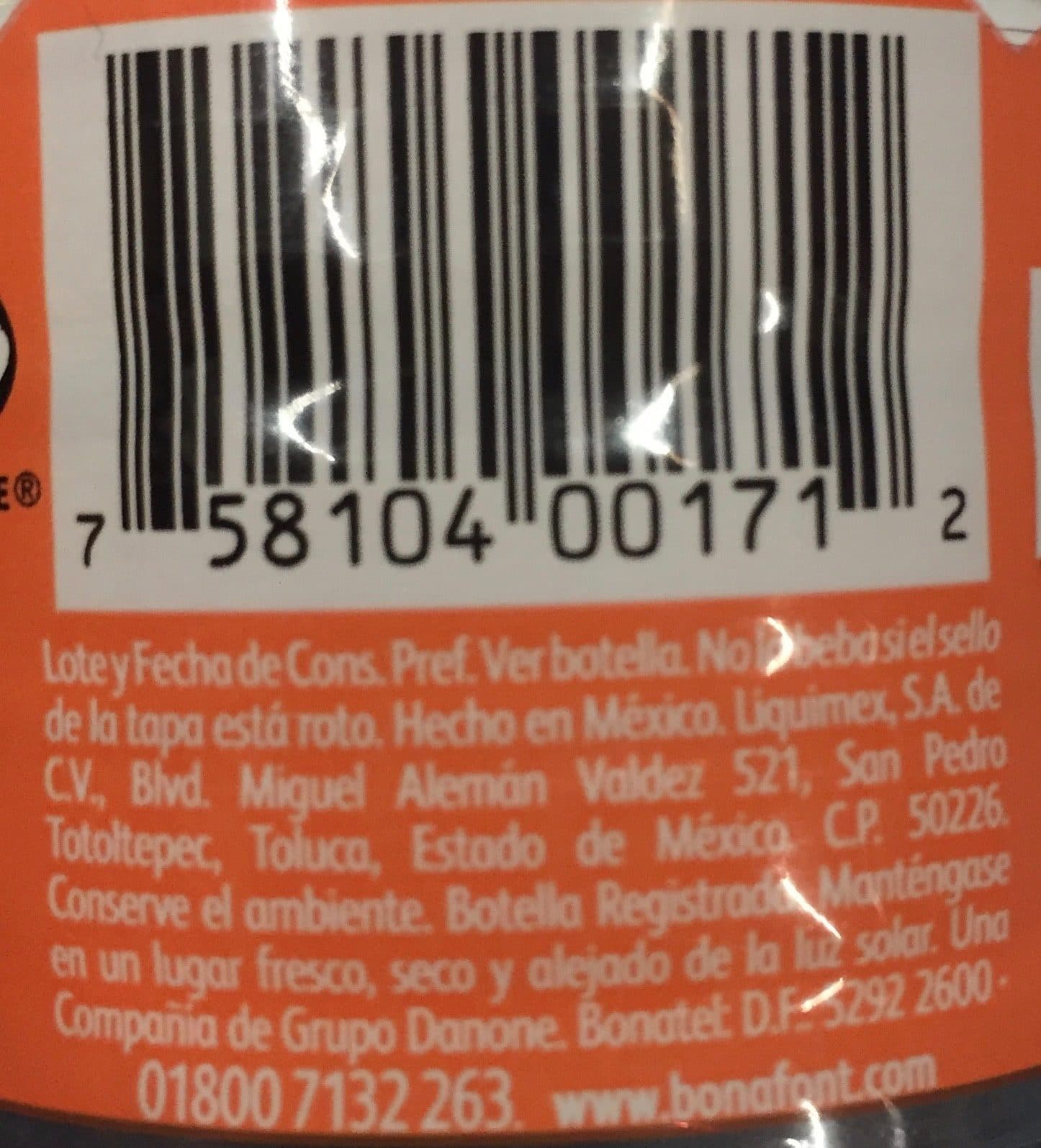 Bonafont Bonafont el agua ligera packshot