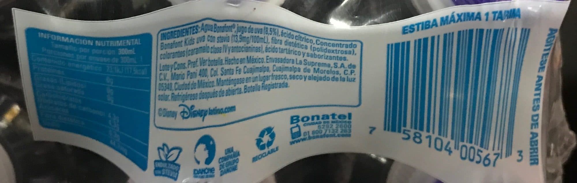 Bonafont Bonafont kids uva packshot