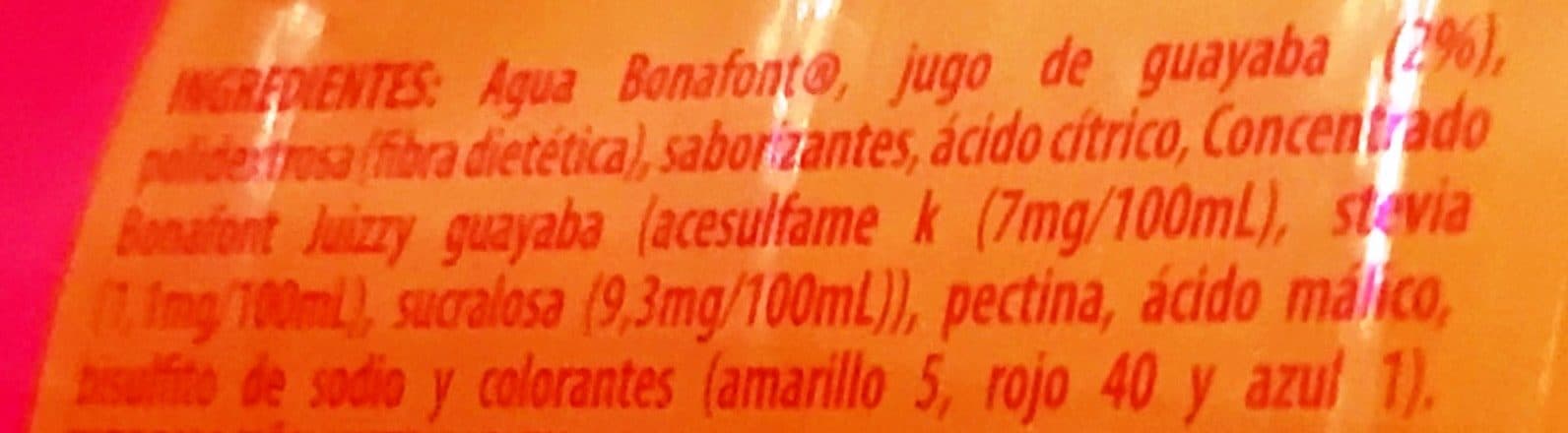 Bonafont Bonafont Juizzy sabor Guayaba packshot