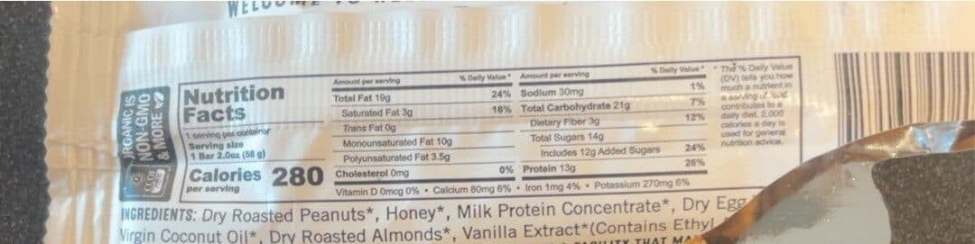 Lockhart Fine Foods Wella Bar - Powerful Peanut packshot