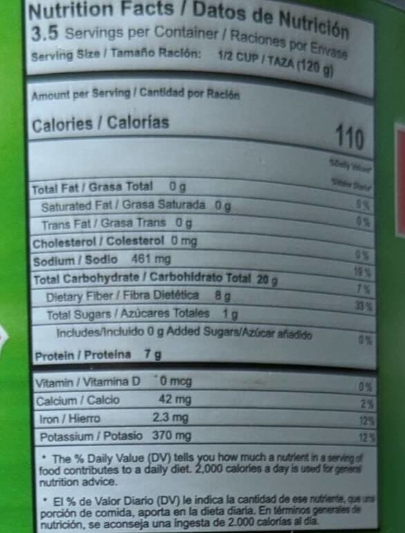 La Famosa Black Beans packshot
