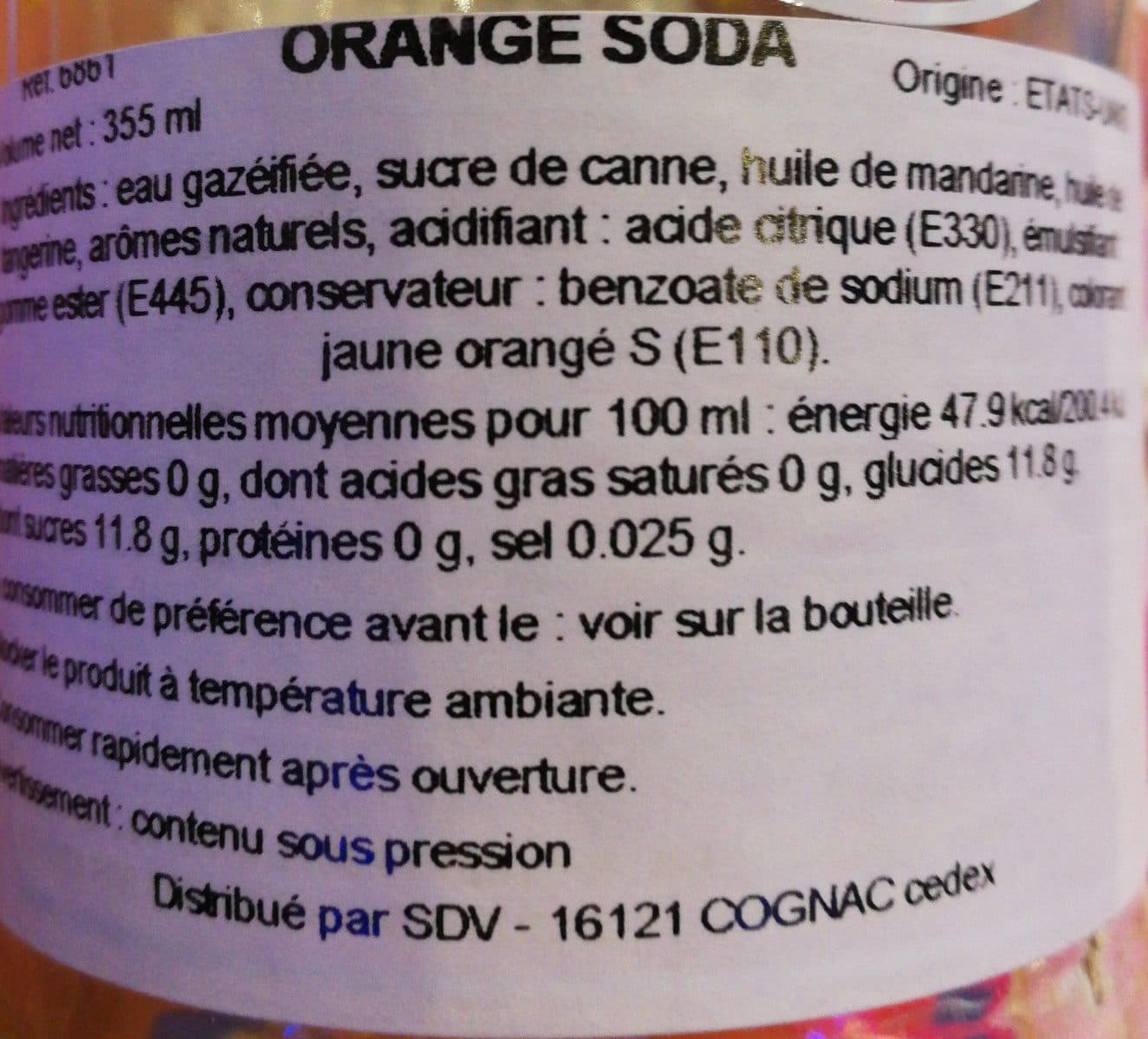 Boylan Bottling Company Inc. Cane Sugar Soda, Orange packshot
