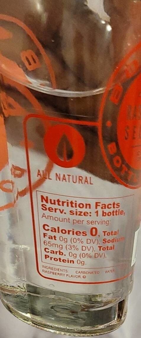 Open Food Facts Boylan Raspberry Seltzer packshot