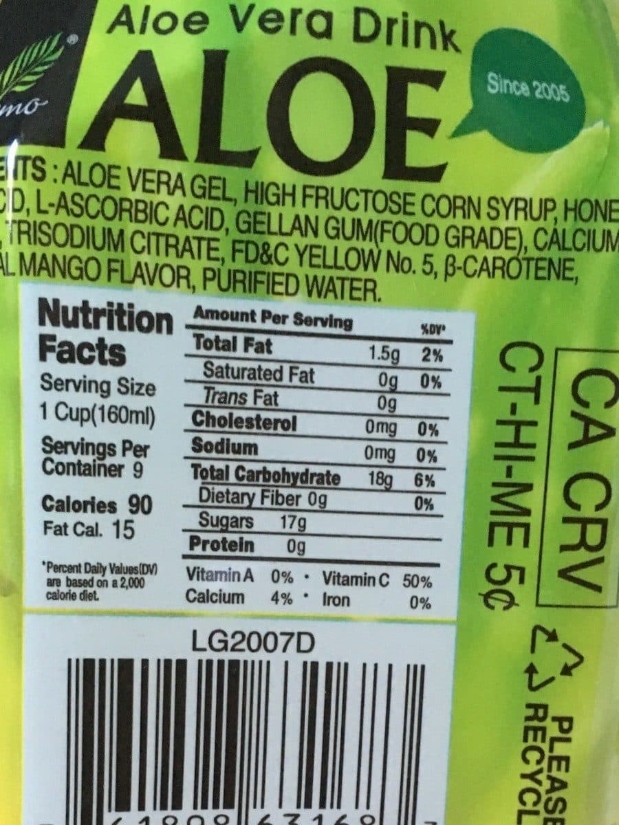 Seoul Trading Usa Co. Fremo, aloe vera drink, mango packshot