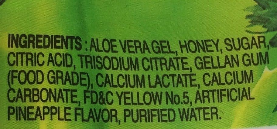 Fremo Aloe vera drink pineapple favor packshot