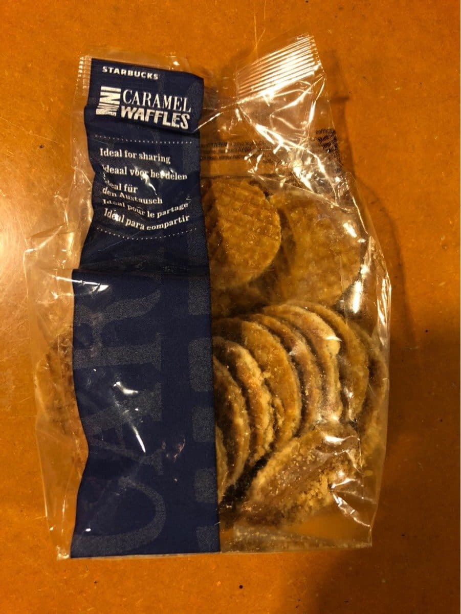 Starbucks Mini caramel waffles packshot