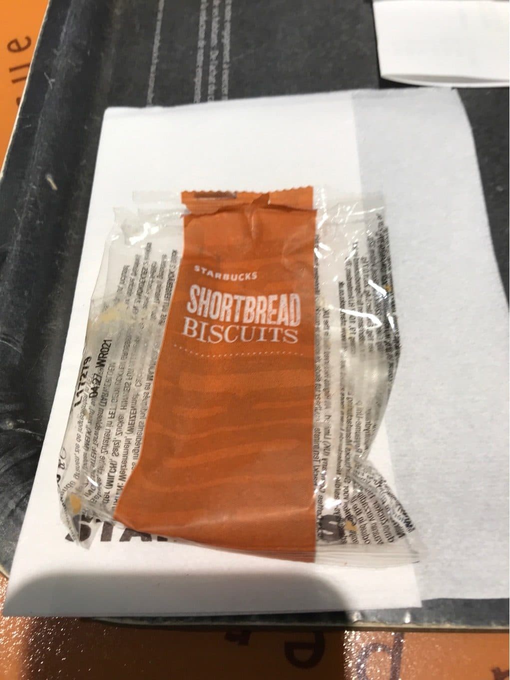 Starbucks Shortbread biscuits packshot