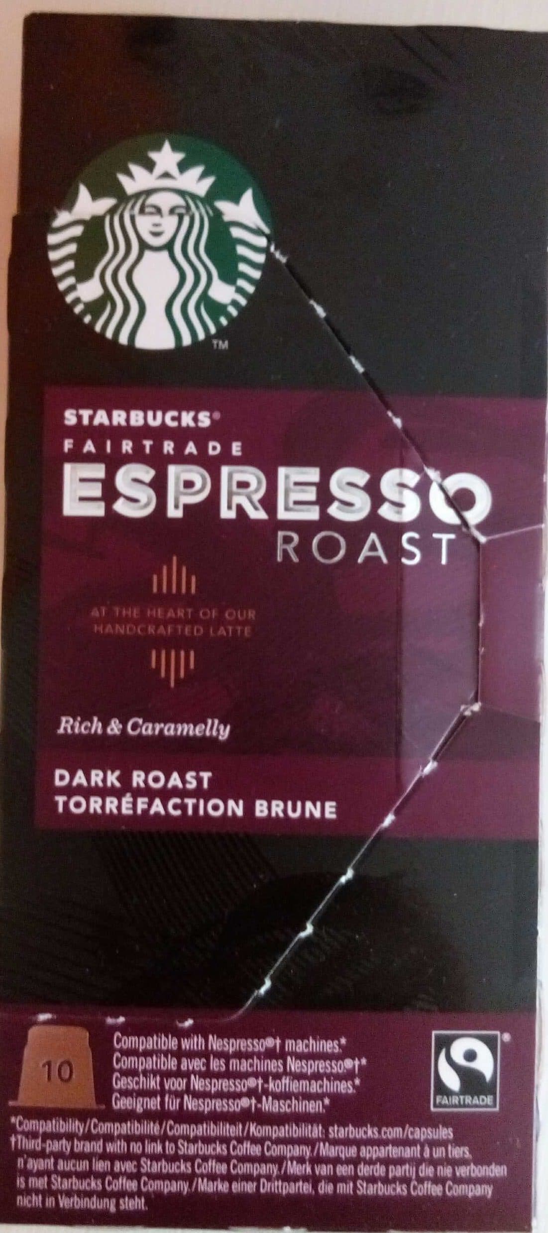 Starbucks Expresso roast packshot