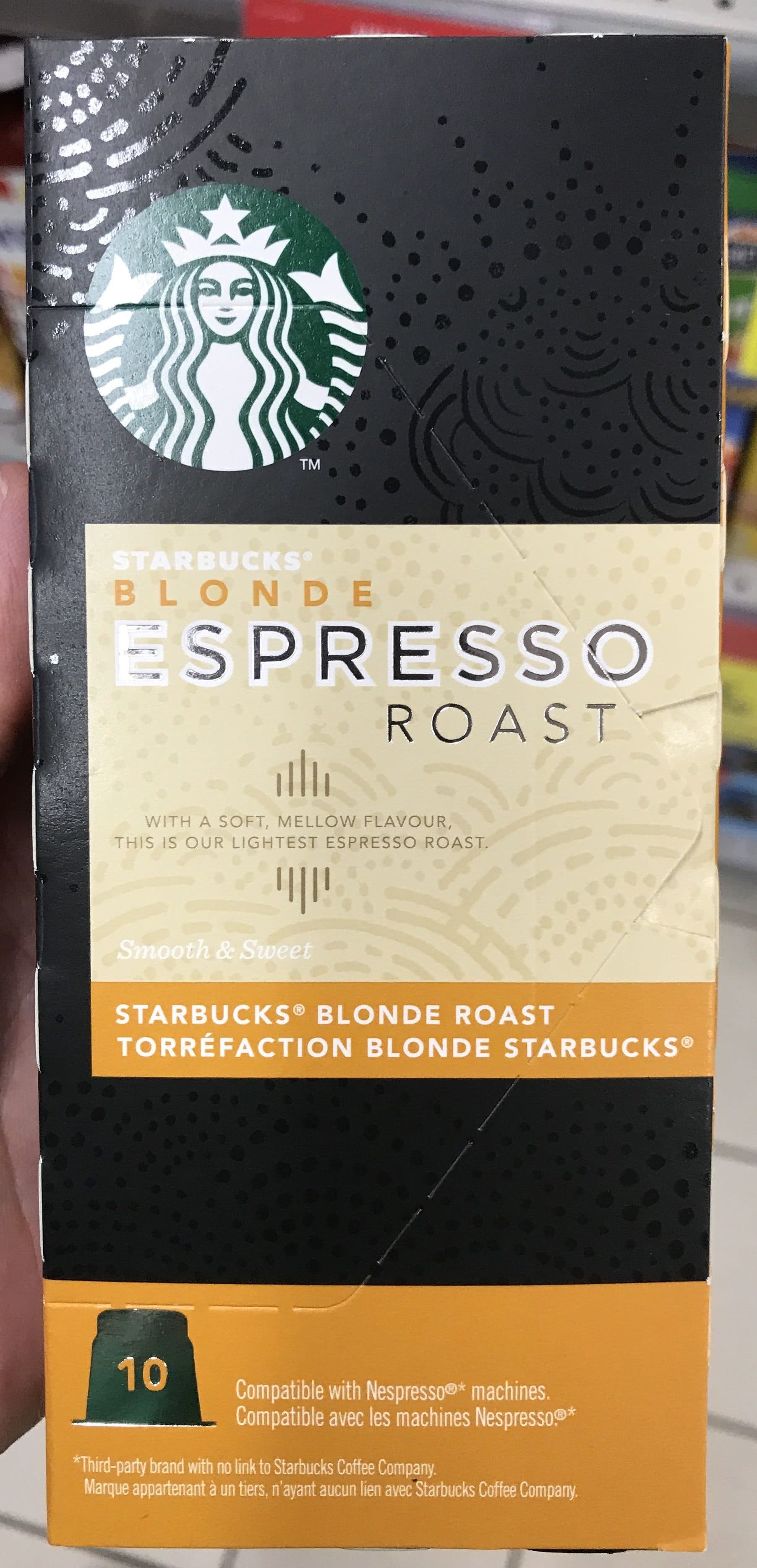 Starbucks Blonde Espresso Roast packshot