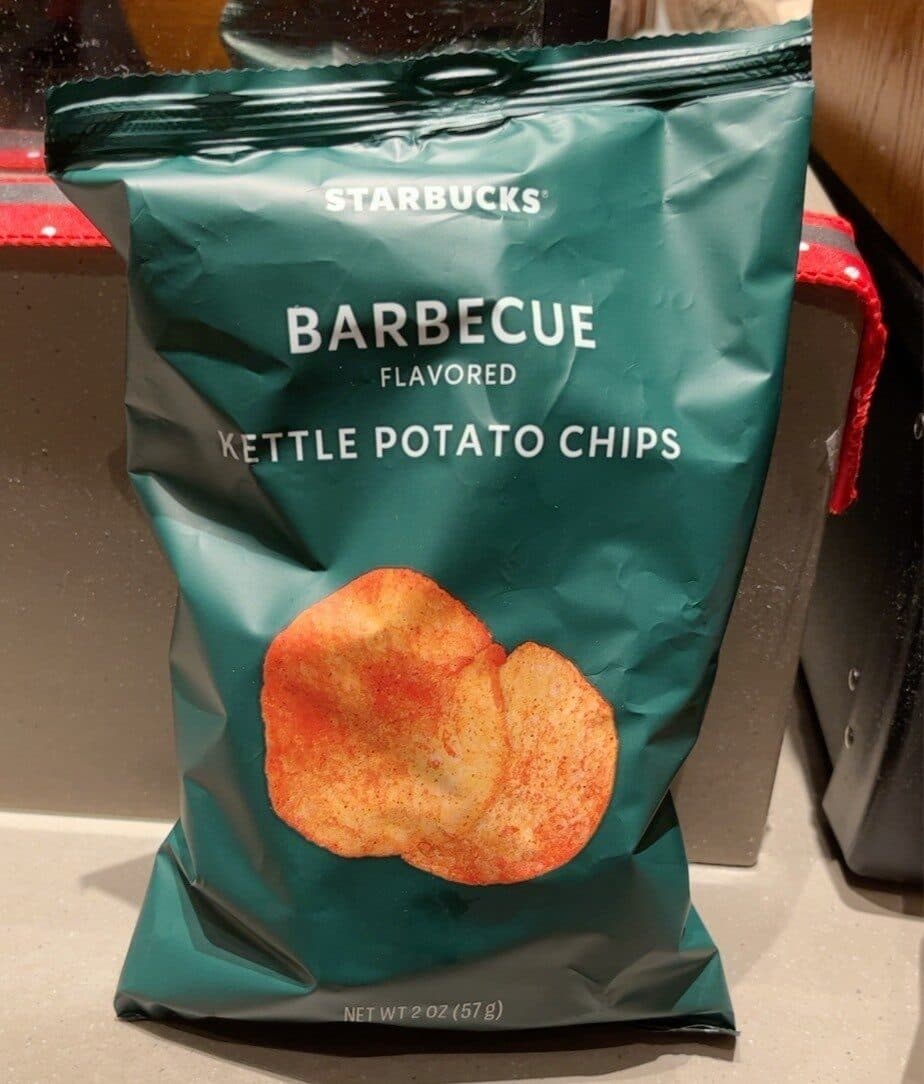 Teavana Starbucks Barbecue Chips packshot