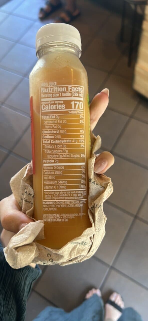 Evolution Fresh Organic Defense Up Cold-Pressed Fruit Juice Smoothie packshot