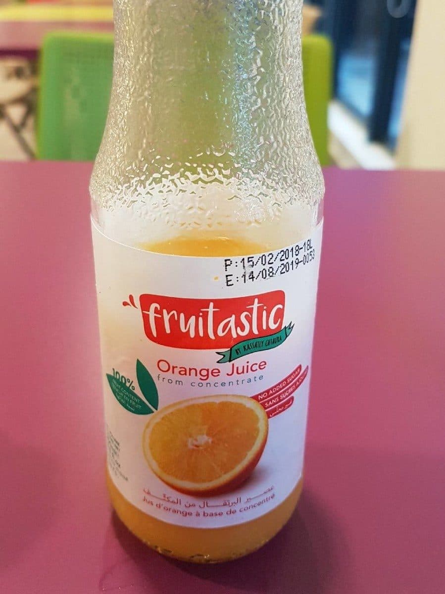 Open Food Facts Orange juice packshot