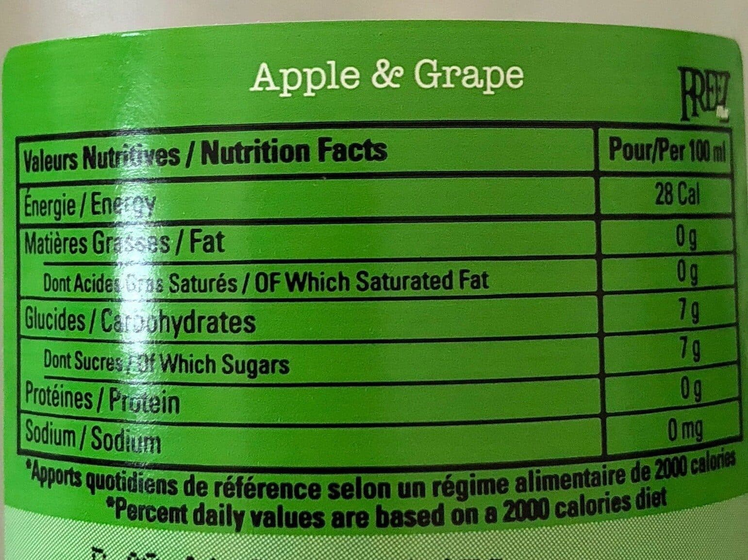 Freez Freez mix Pomme Raisin - Apple Grape packshot