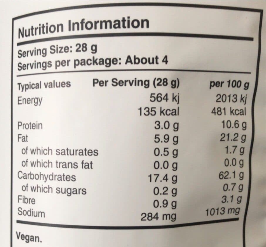 Simply Lentil Chips Sea Salt packshot