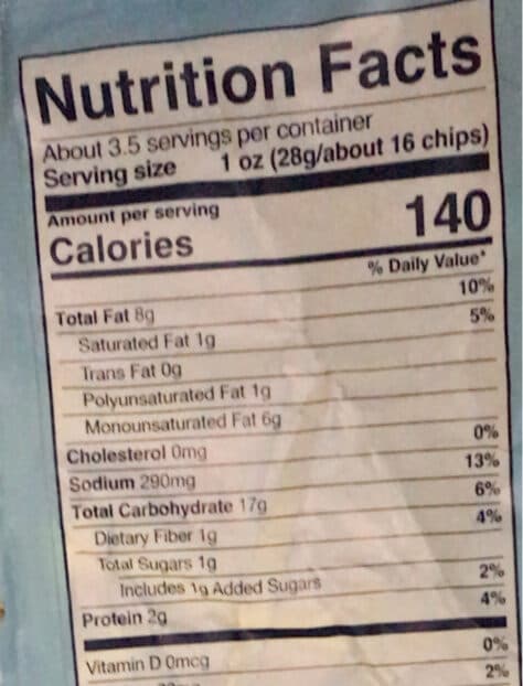 Simply Quinoa chips Sour cream & onion packshot