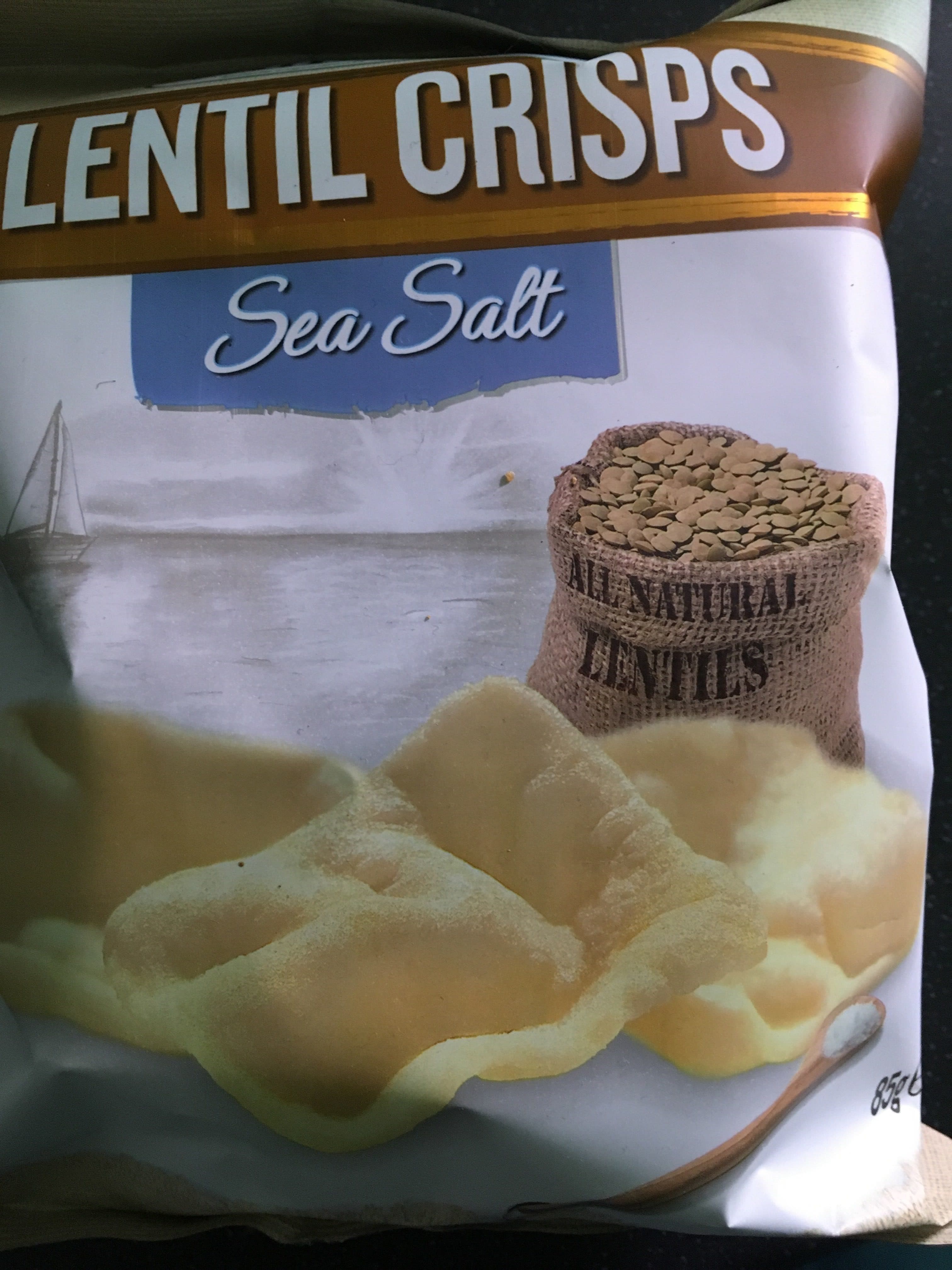 Simply 7 Lentil crisps packshot