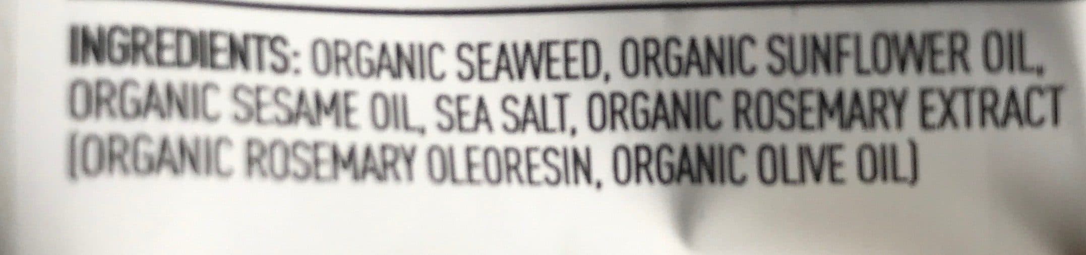 Annie Chun's Organic Seaweed Snacks Sesame packshot