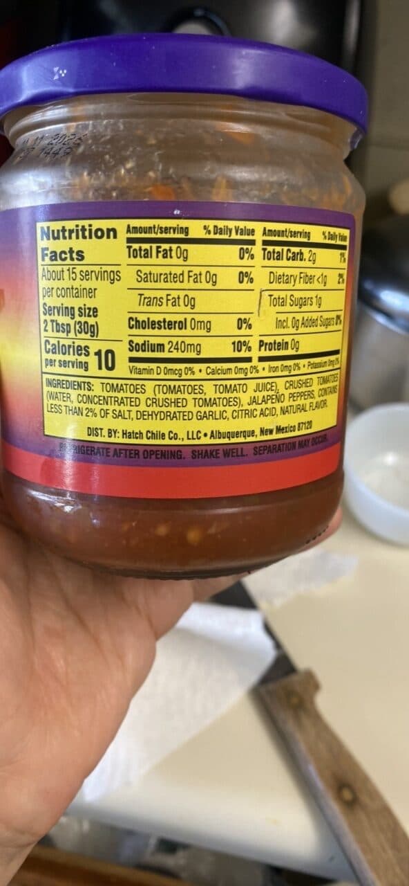 Sadie's SALSA HOT packshot