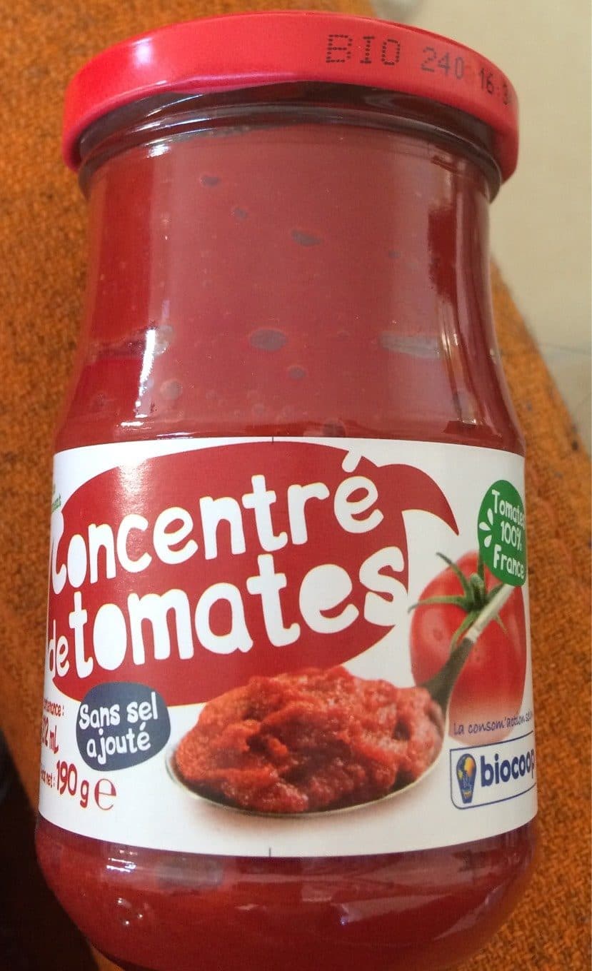 Biocoop Concentré de tomates packshot