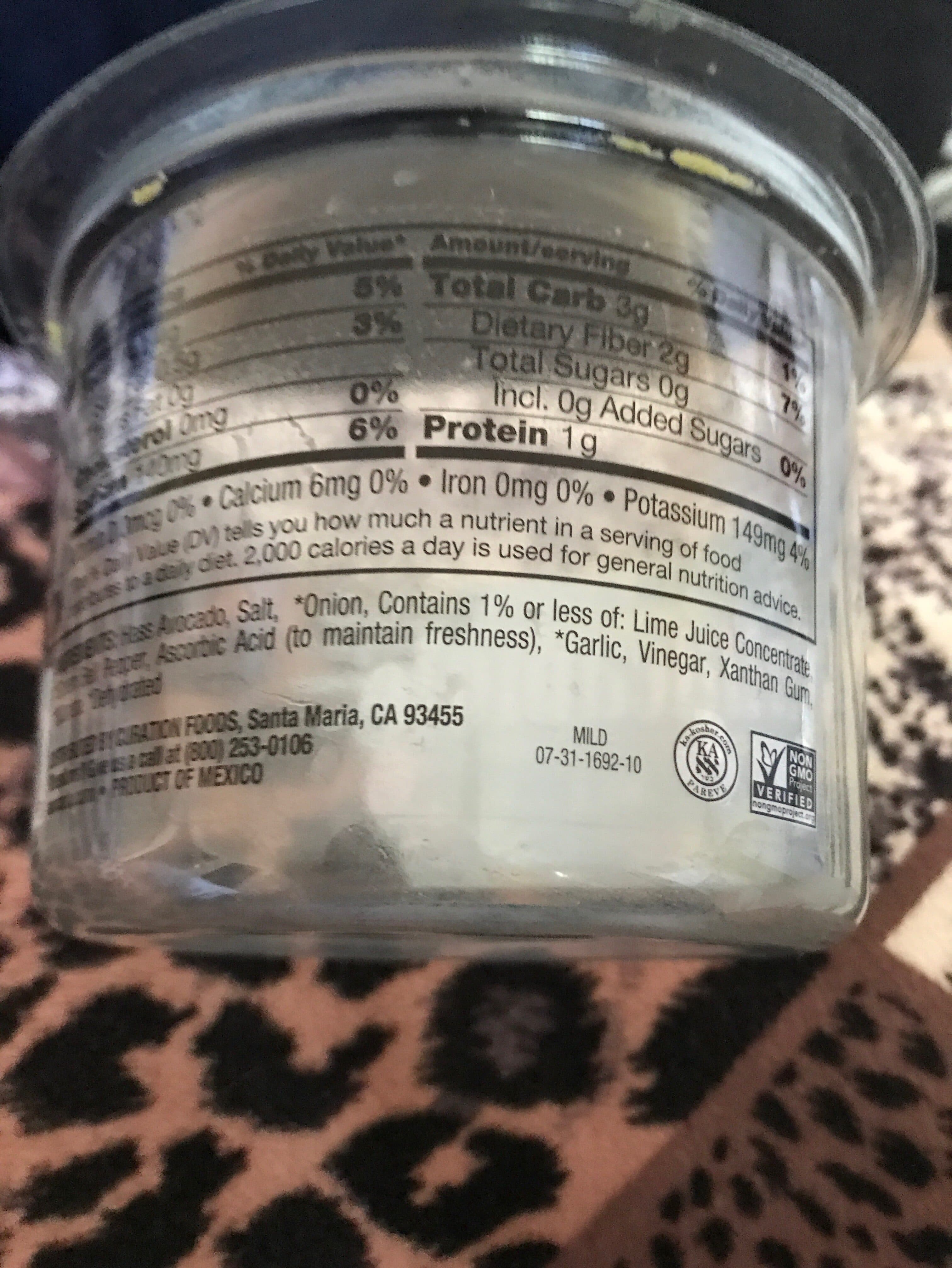 Yucatan Mild Guacamole packshot