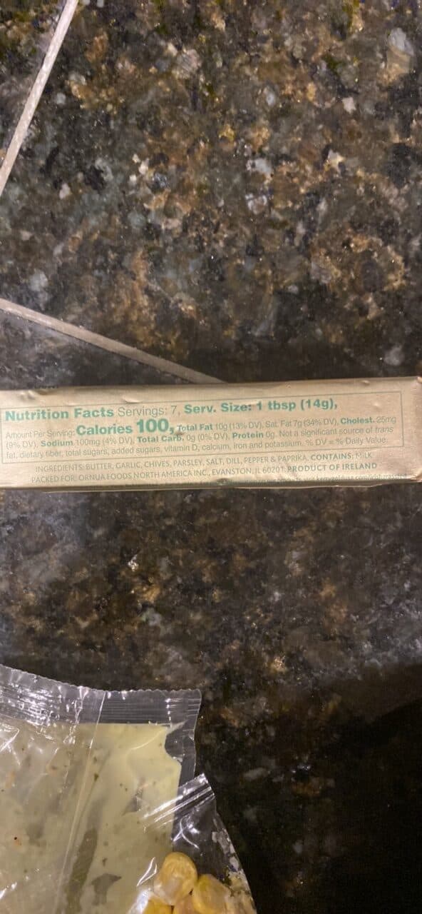 Kerrygold Garlic & Herb Butter packshot
