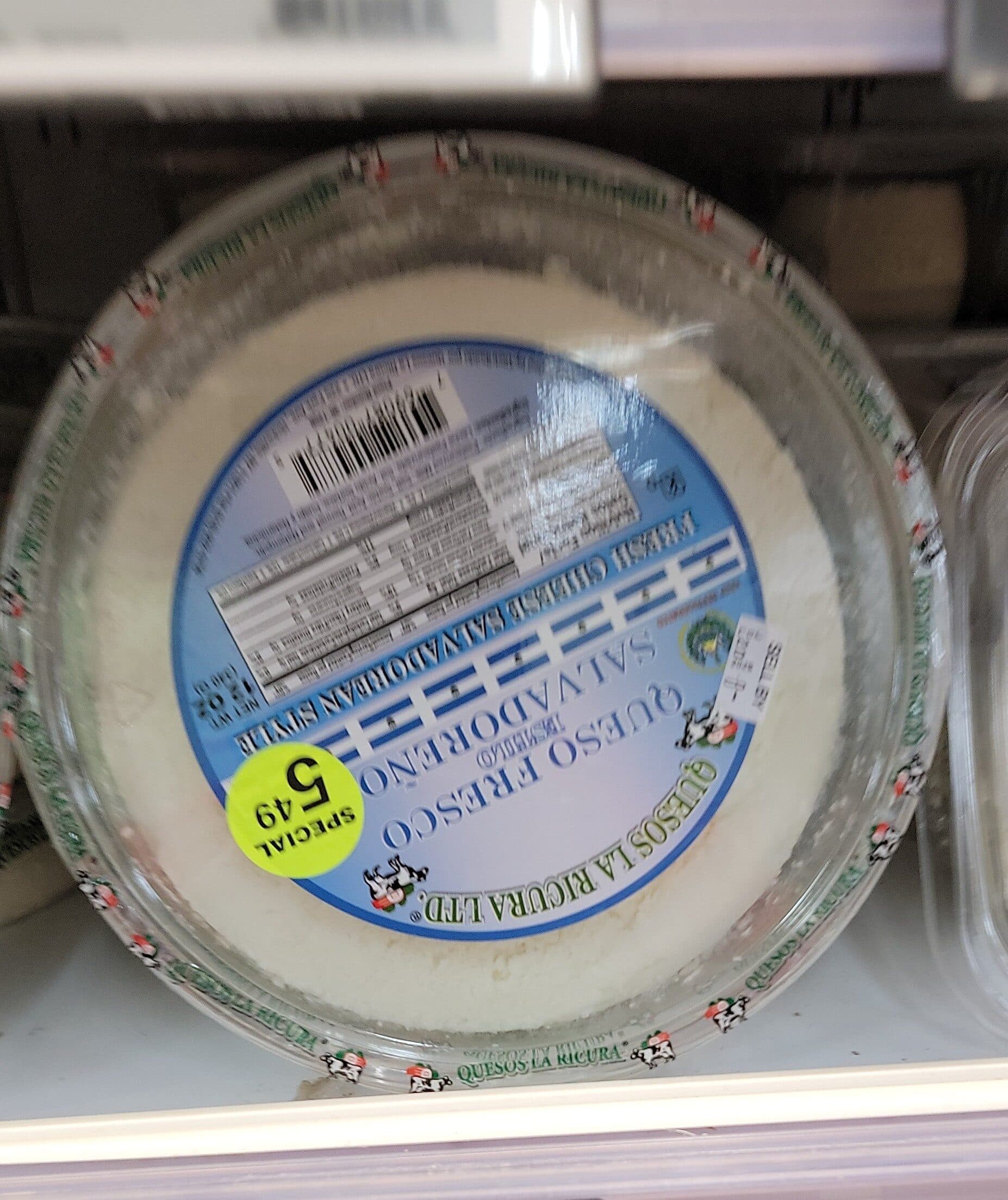 Quesos La Ricura Quesos la ricura, queso fresco salvadorian fresh cheese packshot
