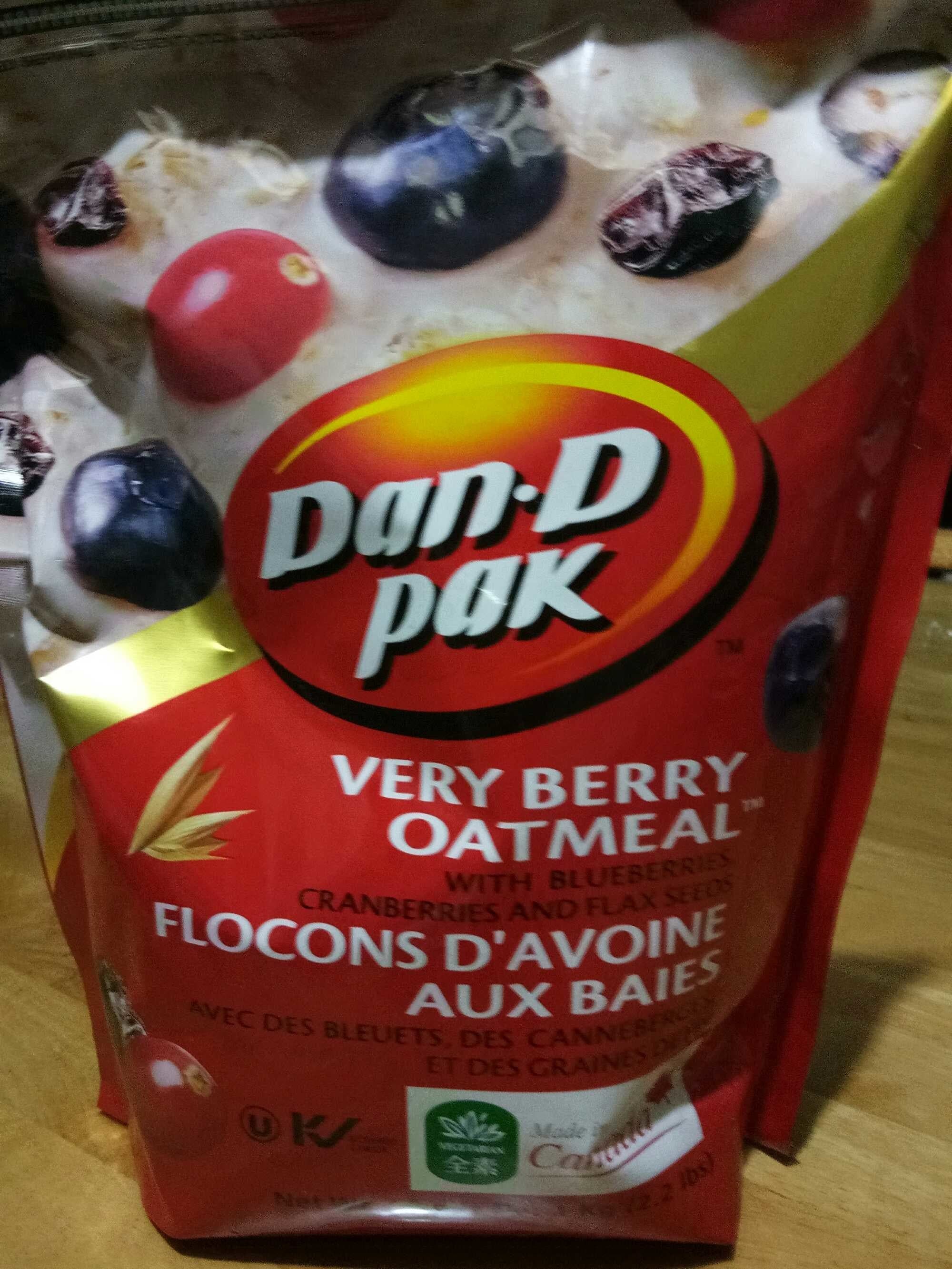 Dan D Pack Very berry Oatmeal packshot