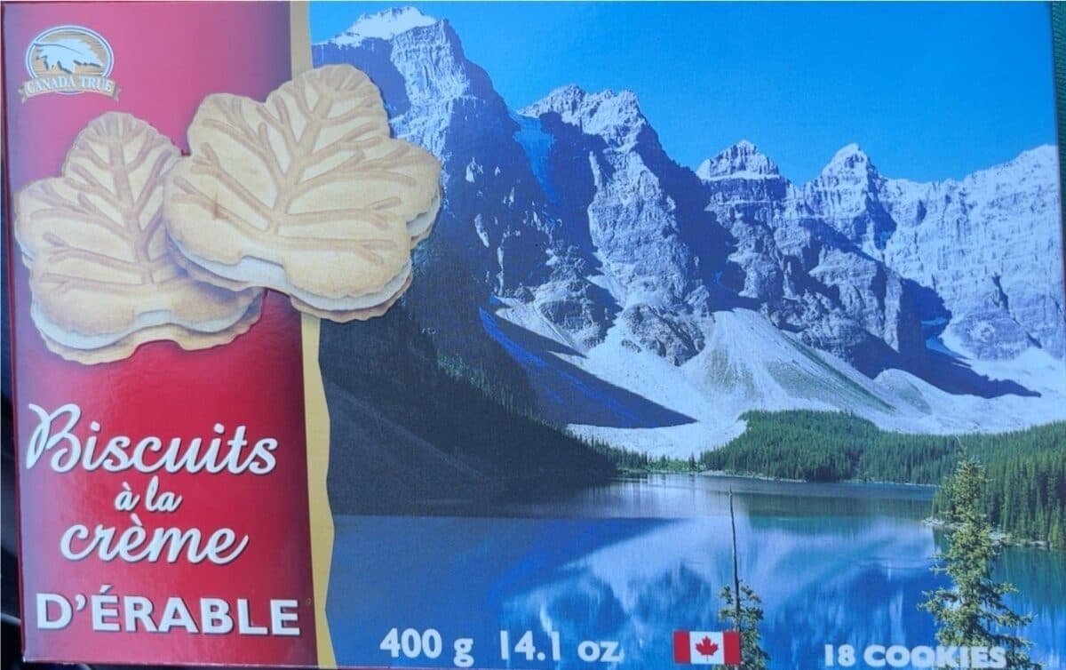 Open Food Facts Biscuite a la crème d'érable packshot