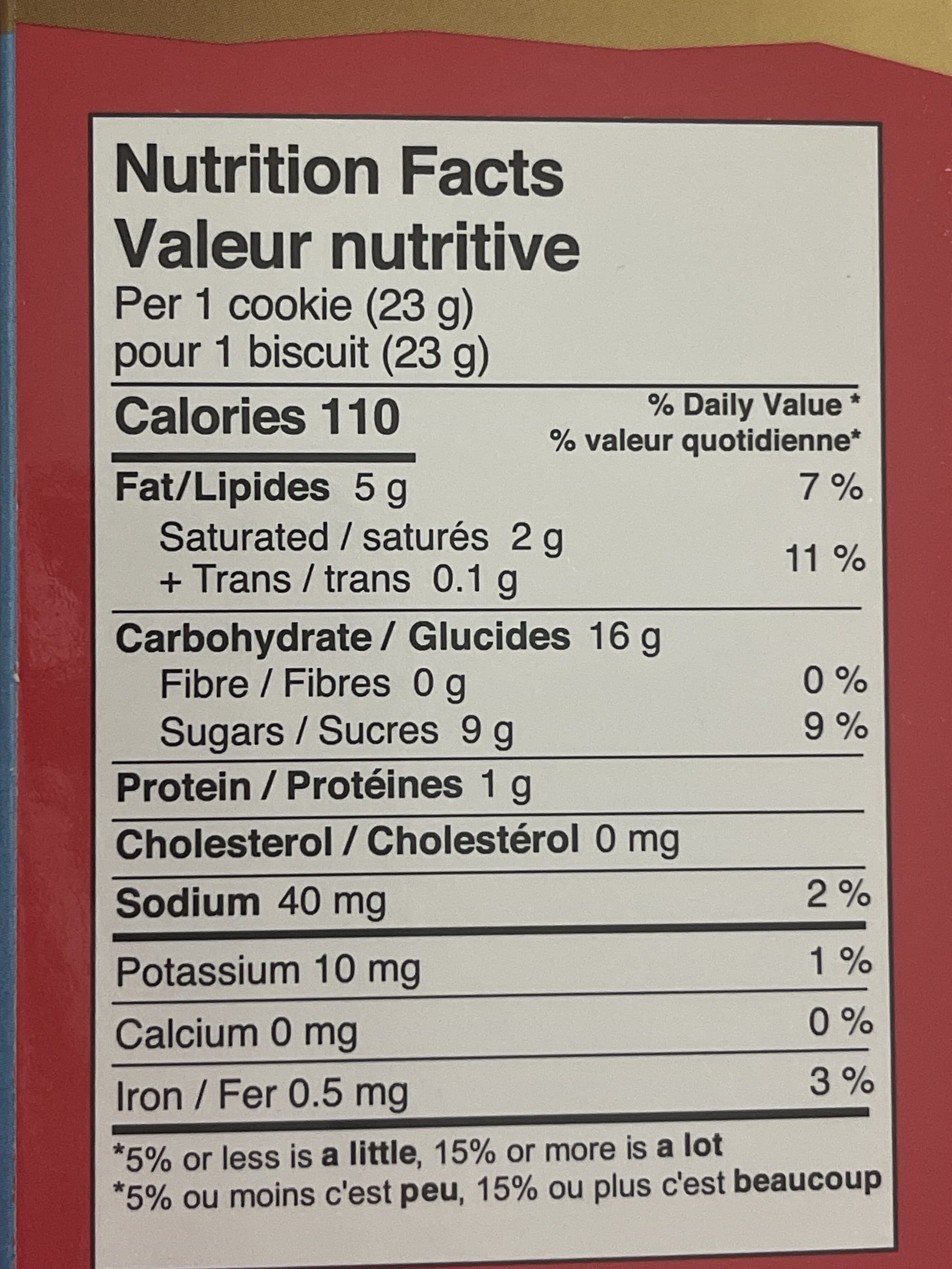 Open Food Facts Biscuite a la crème d'érable packshot