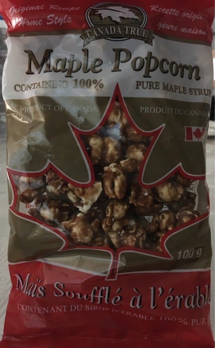 Open Food Facts Maple Popcorn packshot