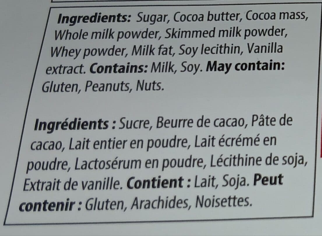 Canada True Chocolat Fin Au Lait packshot