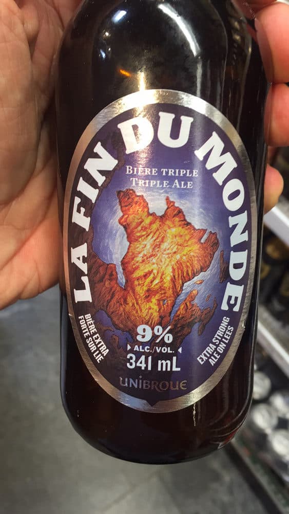 Open Food Facts La Fin Monde Unibroue Bière Triple De Style Belge packshot