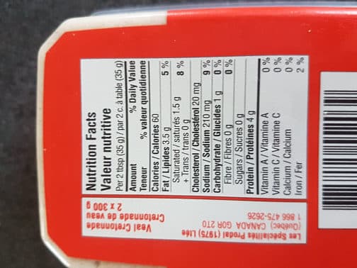 Paysan Cretonnade de veau packshot