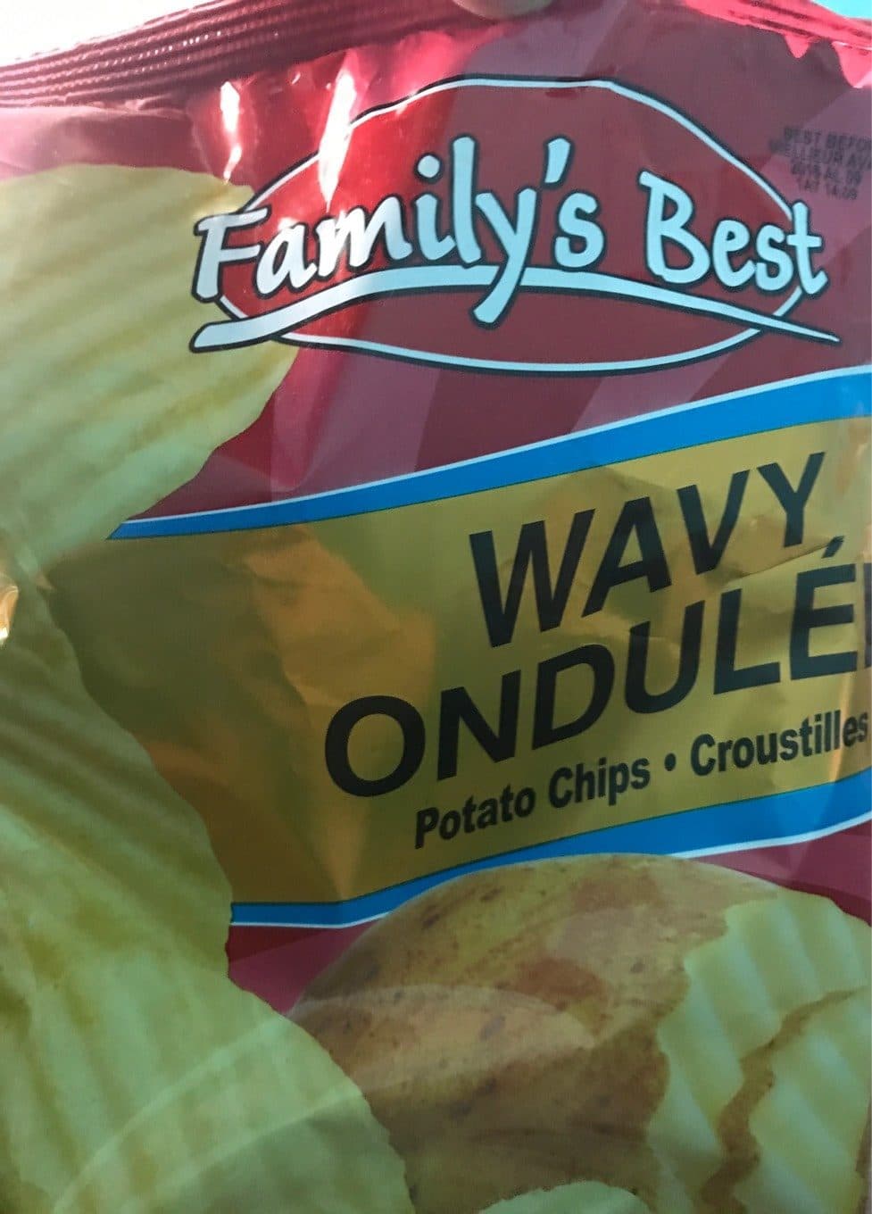 Family's Best Ondulée croustilles packshot