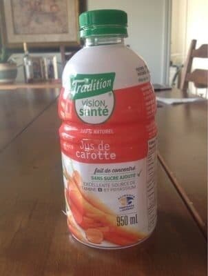 Tradition Jus Naturel De Carotte packshot