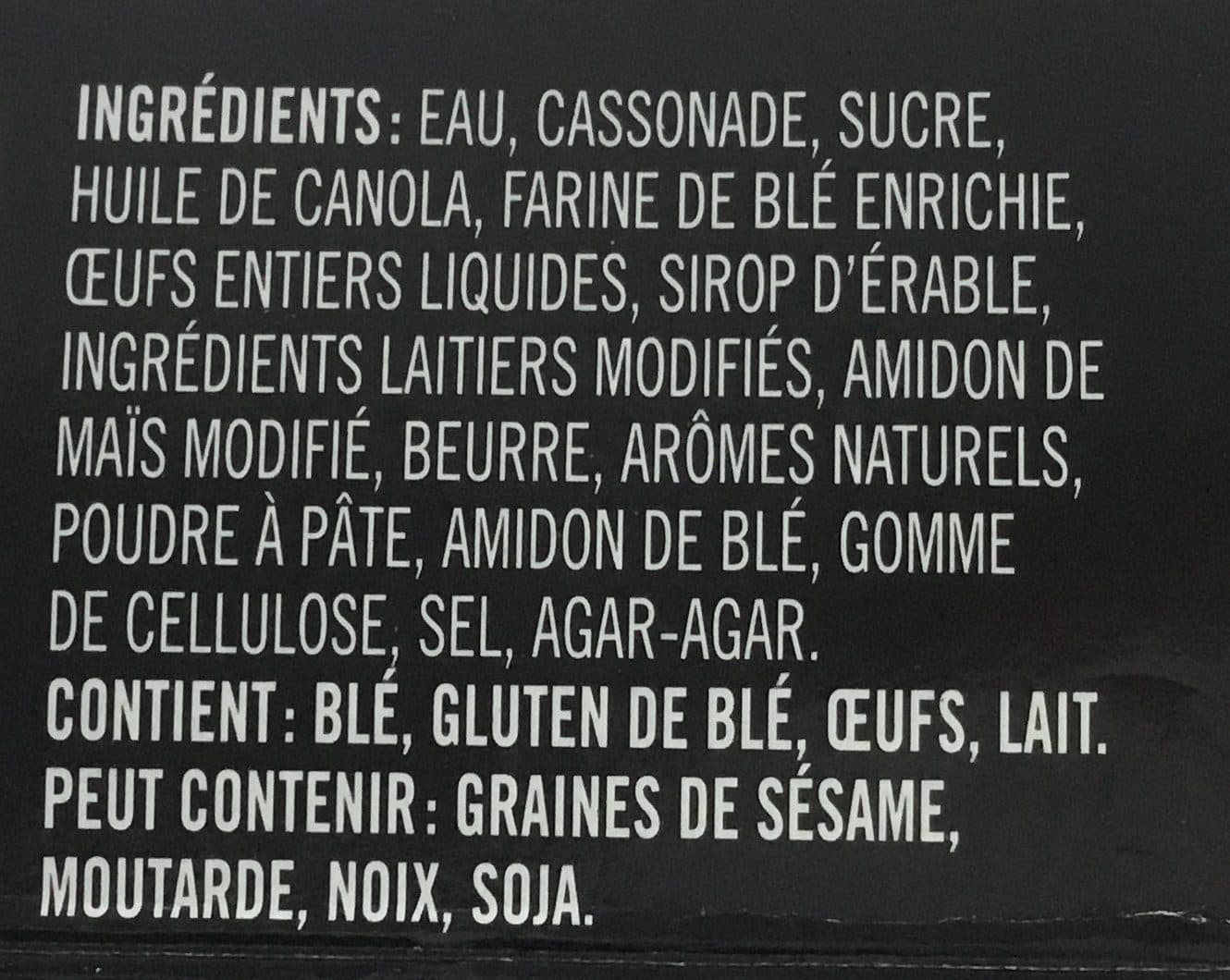 Commensal Pouding chômeur packshot