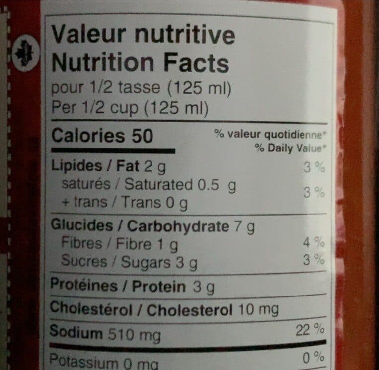 Open Food Facts Sauce à spaghetti packshot