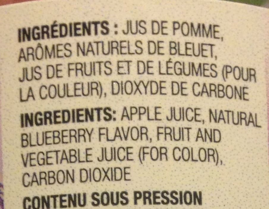 Open Food Facts Mout de pomme Bleuet sauvage packshot