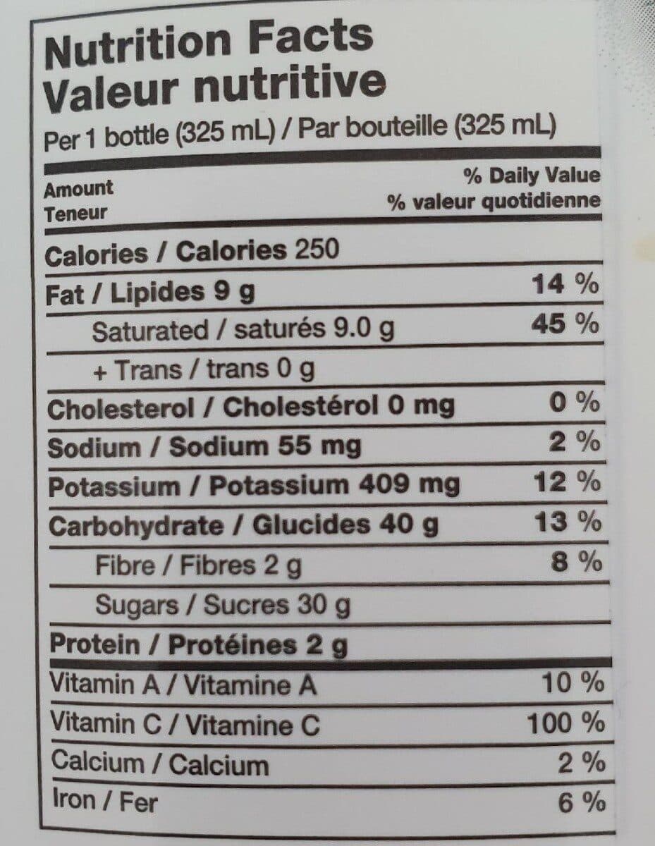 Happy planet Noix de coco et ananas smoothie packshot