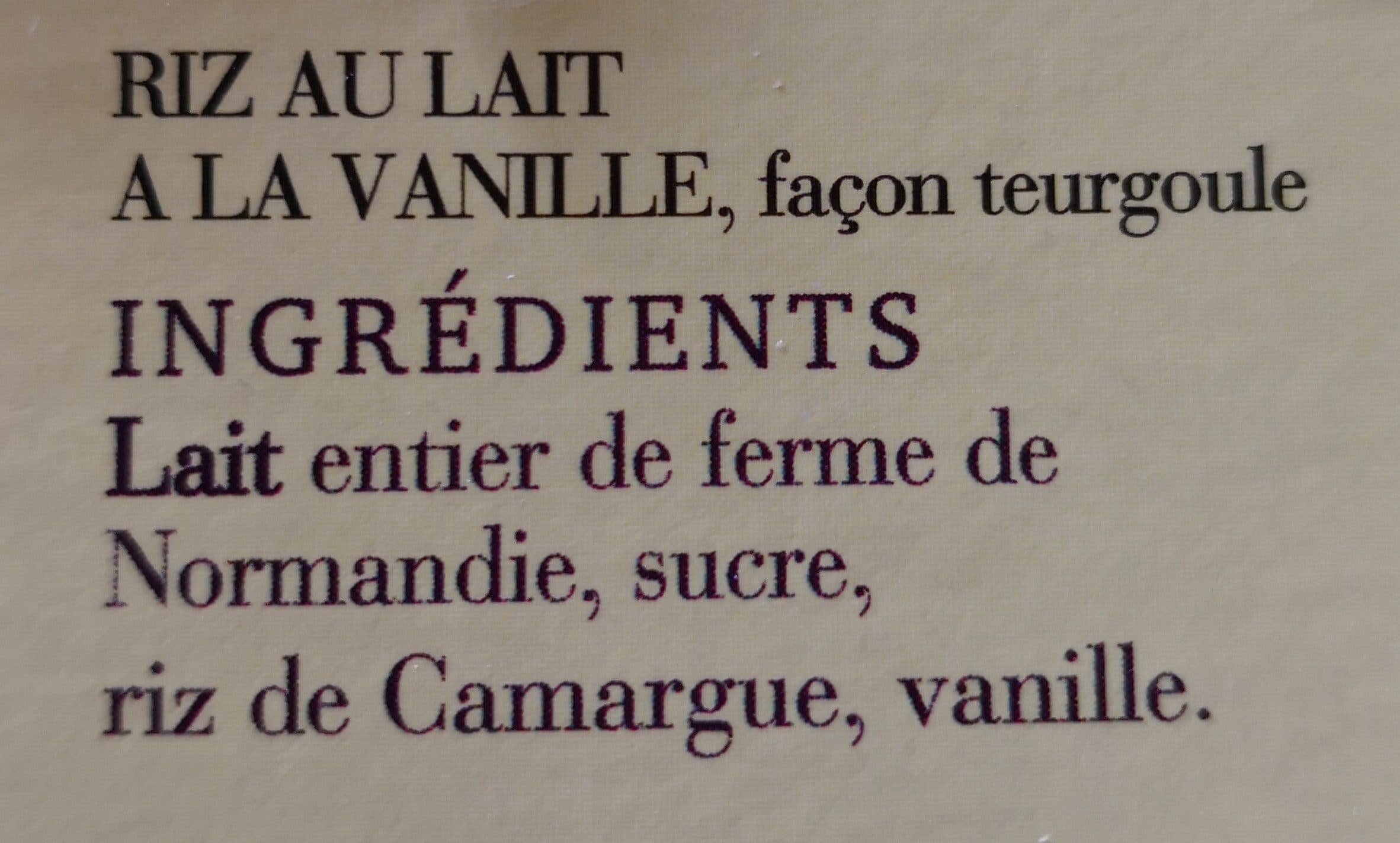 Les Desserts De Jo Riz au lait façon teurgoule vanille packshot
