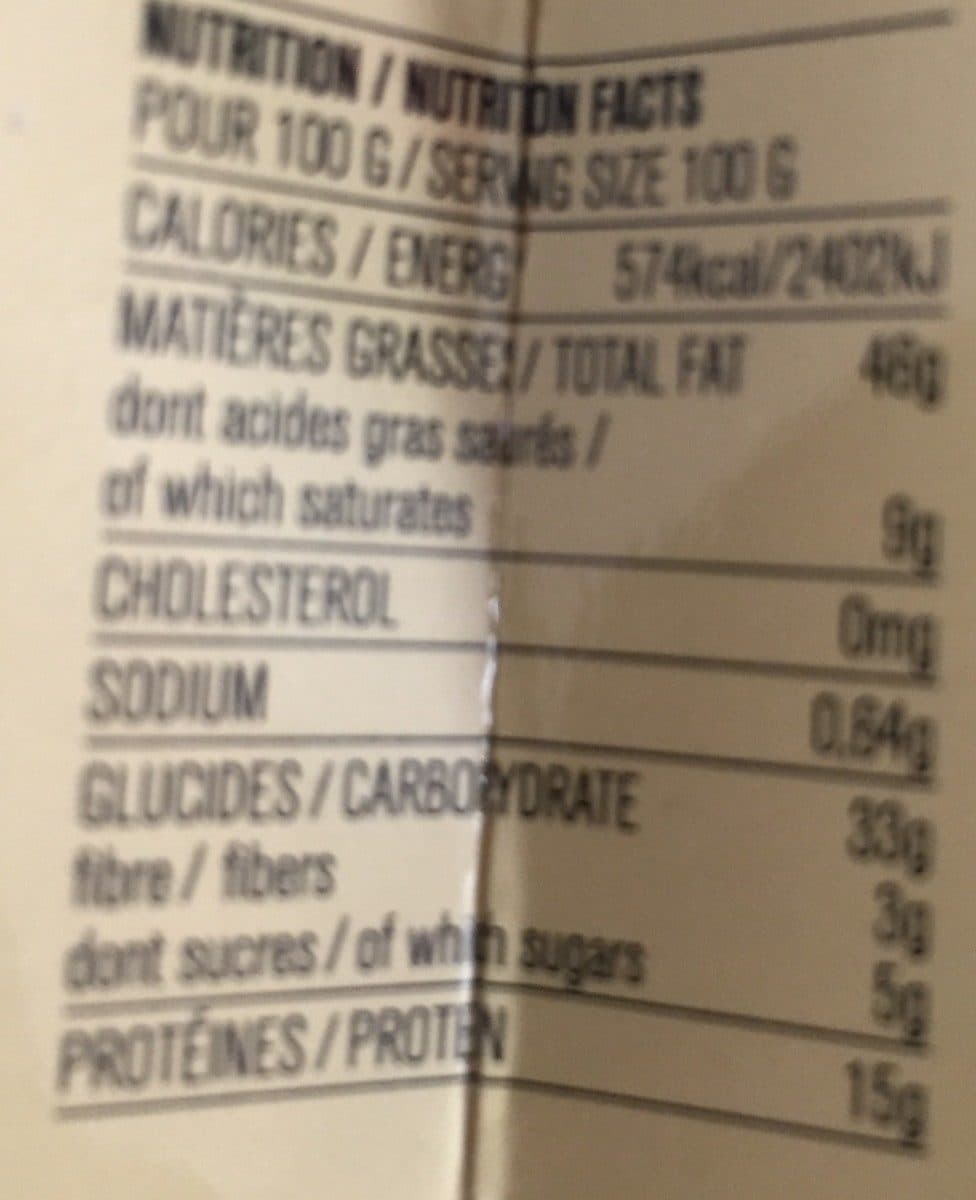 Open Food Facts Noix de Cajou packshot