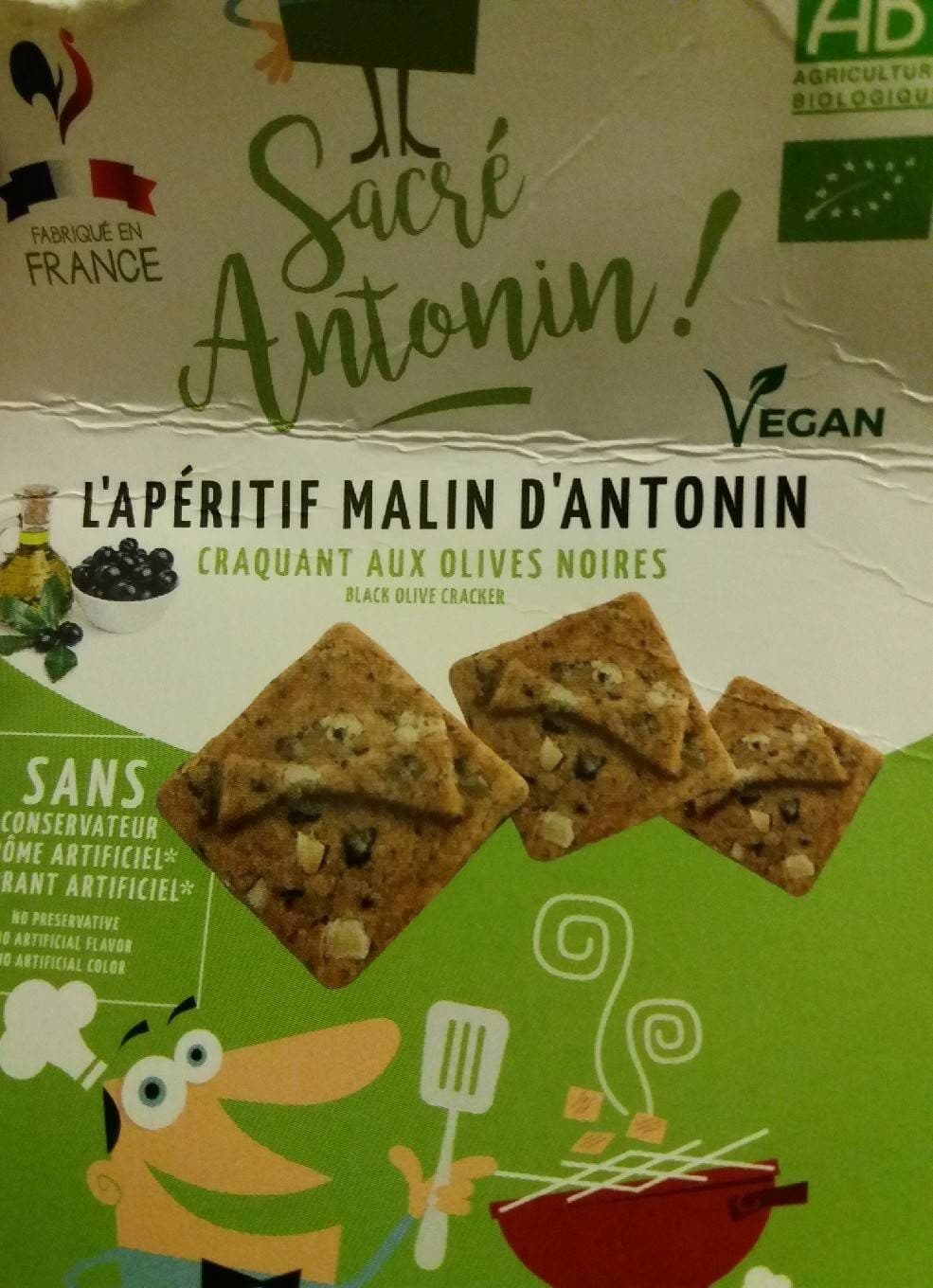 SACRE ANTONIN Craquant aux olives noires packshot