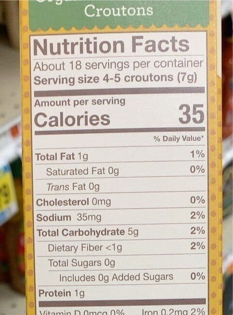 Olivia's Crouton Company Inc. Organic Garlic & Herb packshot