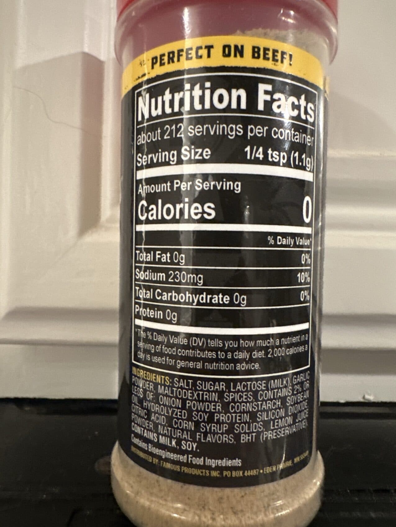 Famous Dave's Famous Daves Steak and Burger Seasoning packshot
