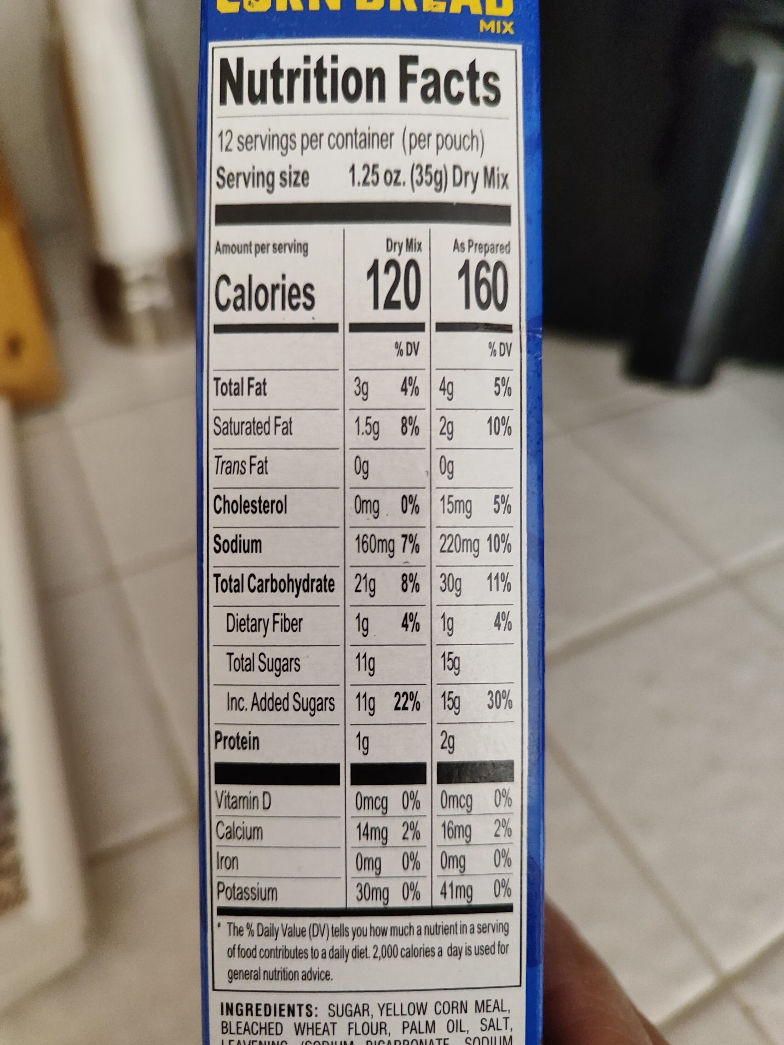 Famous Products Inc. Corn bread mix packshot