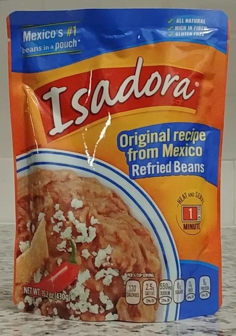 Isadora Original Recipe from Mexico Refried Beans packshot