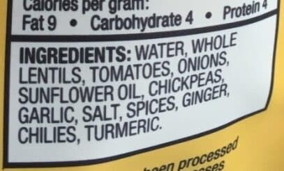 Tasty Bite Indian Bengal Lentils packshot