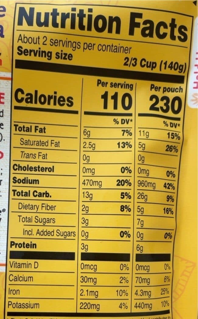 Tasty Bite Vegetable Korma packshot